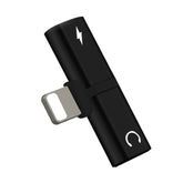 Adaptador de auriculares 2 en 1 de 8 pines, 5 V, 1 A, para escuchar llamadas y audio, IP8P3681B, IP8P3681S